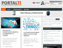 Tablet Screenshot of portalti.com